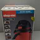 Shop-Vac 5890489 4 Gallon 4.0 Peak HP Wet/Dry Vacuum, 1.25 Inch Diameter x 4 Foot Hose, 6 Foot Cord, Ideal for Jobsite, Garage & Workshop