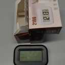 Highergo Digital Alarm Clock Large LCD Display, Simple Operation, Snooze Back Light, Time Date Month, Temperature Multifunction Clock for Bedrooms Office Travel Heavy Sleepers(Classic Colors,3 Pack)