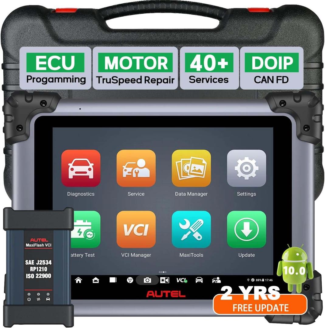 Autel MaxiSys Elite II Pro Diagnostic Scanner, J2534 ECU Programming