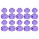 Silicone Hair Curlers Set,20Pcs No Clip Heatless Hair Curlers Roller,Mushroom Shaped Hair Curlers Set for Girls Women DIY Wave Hair Style Tool Purple