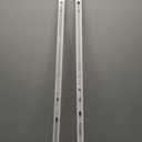 VANoopee H Track Lighting Rails Kit, 6.6FT H Type Track Rails White with End Caps and Live End Feed Connector, Compatible with Single Circuit 120V H Style Track System, for H LED Track Lighting Heads