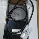 EUHOMY Nugget Ice Maker Countertop with Handle, Ready in 6 Mins, 34lbs Per Day, Removable Top Cover, Auto-Cleaning, Portable Sonic Ice Maker with Basket and Scoop, for Home/Party/RV/Camping (Black)