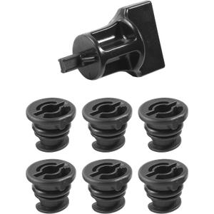 SCUARI 6PCS Car Engine Oil Drain Plug,Car Accessories,Automotive Replacement Engine Oil Drain Plugs with Removal Tool,Automotive Tools,Compatible with A3 A4 A5 A6 S3 Q7,Replacement OEM#06L103801