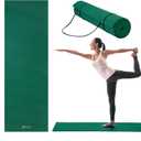 Gaiam Essentials Yoga Mat, 6mm Non-Slip with Carrying Sling (Green)