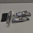 Gaoye +1.25 Reading Glasses Men - Blue Light Blocking Lenses, TR90 Frames, UV400 - Eyeglasses with Clear Vision
