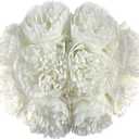 2 Bouquet 10Heads Artificial Fake Peony Flowers Silk Faux Flower for Home Office Party Wedding Decorations
