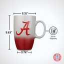 The Memory Company Officially Licensed NCAA 22oz Ceramic Ombre Sculpt Tall Mug - Premium Collegiate Drinkware, Perfect for Hot & Cold Beverages, Ceramic, Team Spirit Drinkware for Fans & Collectors