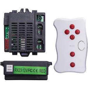 RX23 12V 2.4G Bluetooth Remote Control and Receiver, for Kids Ride On Toys, Control Box Motherboard Accessories Ride On Car Replacement Parts