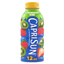 Capri Sun Strawberry Kiwi Flavored Juice Drink Blend from concentrate with other natural flavors, 12 fl oz Bottle, pack of 12, Best By: 06/SEP/2025