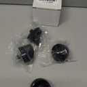 316442513 Stove Knob Black Gas Oven Range Control Assembly Compatible with Frigidaire, Kenmore, Sears Burner (4PACK)