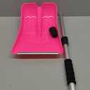 Kids Snow Shovel with D-Grip Handle, Aluminum Blade, Toddler Snow Shovel for Car Trunk, Emergencies, Driveways, and Car Snow Removal. (Age 3+)