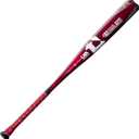 DeMarini Voodoo One Piece (-5) USA Baseball Bat, Red/Black, 30 Inches, 25 Ounces