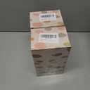 2 x Easter Bunny Glass Cup with Lid and Straw, 16 oz Iced Coffee Glass Tumbler, Cute Bunny Cup for Cold Drinks, Easter Basket Stuffers, Easter Gifts for Women Girls Teens