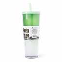 Manna™ Axel™ Plastic Tumbler & Straw Set - Green, 24 oz