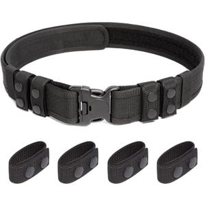 LUITON Tactical Duty Belt for Men - 2" Rigger Molle Military Style Combat Battle Belt for Police and Security (Small)