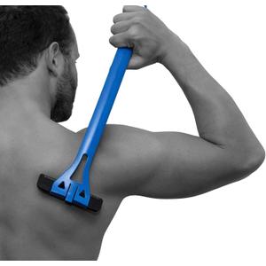 Bakblade 1.0 Back Shavers Men, Hair Removal Body Shaver (DIY) - Extra-Long Handle Trimmer, Wet Dry Shave