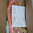 Ladder Stabilizer with Standoff Arms, 15.7"*13.3"Roof Hook Ladder with Wing Span/ Wall Extension Accessory, Heavy Duty Steel Ladder Standoff for Roof Gutter