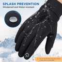 SIMARI Kids Winter Gloves Touchscreen Water-Resistant Warm Thermal for Boy Girl Toddler Cycling Running Ski Snow Cold Weather S