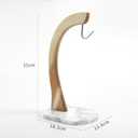 Everous Banana Hanger - Modern Banana Holder Tree Stand with Non-Slip Marble Base