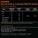 RAVEMEN FR300/ FR160 Compatible with Garmin Bike Computer, Daytime Be Seen Bicycle Light, 6 Modes Cycling Computer Accessories, USB-C Rechargeable for Road Bike, Patent Protected