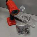 LIVOWALNY Heat Gun Compatible with Milwaukee 18V Battery: 350W Cordless Battery Powered Heat Gun 122℉~1022℉ (50℃~550℃) -Variable Temperature Control w/LED Digital Display for Shrink Tubing, Vinyl Wrap