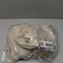 MYSKY HOME Curtains for Kitchen Windows, Sheer Curtains 63 Inch Length for Girls Bedroom Boho Linen Look Textured Fabric Soft Touch Light Filtering, 50" Wide, Light Oatmeal, Set of 2