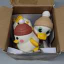 Hestiasko Baby Toys 6 8 10 12 Months, Tummy Time Duck Toy, Musical Dancing Duck Set with Lights & Sounds, Crawling and Interactive Sensory Learning Toy for Infants, Toddlers Gift for 1 Year Old Boy (Green)