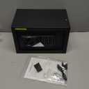 Small Safe for Home Use, Digital Security Safe Box with Combination Lock, Removable Shelf and Spare Keys, Anti-theft Steel Document Safes for Valuable, Money, 12.2" W x 7.87" D x 7.87" H (0.4 Cuft)