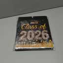 2 x Black and Gold Graduation Card Box for Class of 2026, Congrats Grad Card Box for Graduation Party Supplies Party Favors