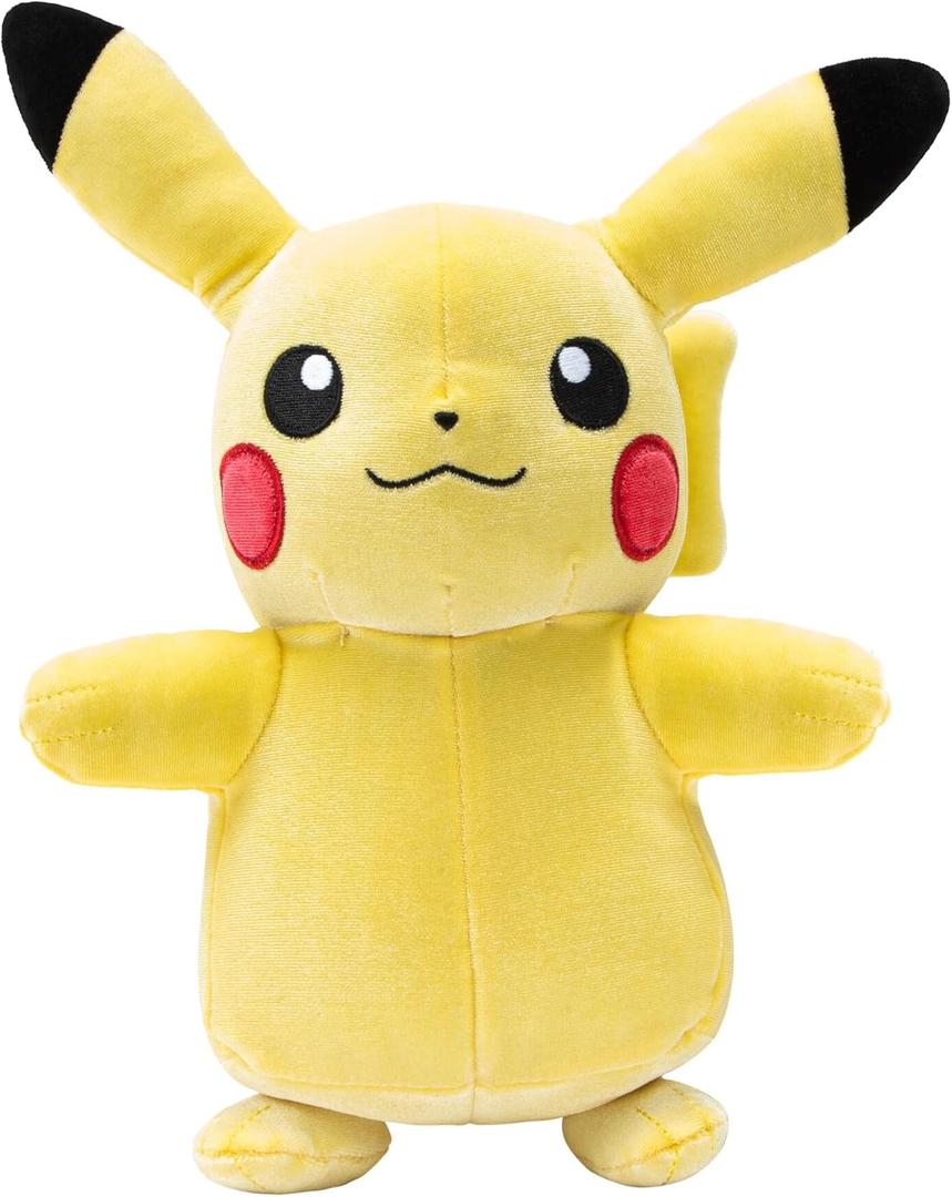 Pokmon Pikachu Select Velvet Plush - 8-Inch Pikachu Plush with Unique Velvet Fabric and Authentic Details