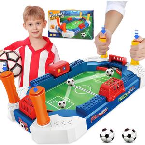 Football Table Soccer Board Game for Kids, Mini Football Games Set Gifts Toys for Indoor Sports Family Playroom Party Game Interactive Birthday Sports Gift for Boys Girls 3 4 5 6 7 8-12