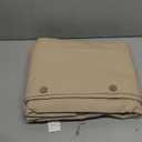 Bedsure Linen Duvet Cover Queen Size - Linen Cotton Blend Bedding Set, Soft & Cozy, 3 Pieces, 1 Duvet Cover 90x90 Inches and 2 Pillowcases, Warm Tan Color Cooling Bedding, Comforter Sold Separately