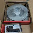 A-Premium 11.88 in(301.8mm) Front Vented Disc Brake Rotors + Ceramic Pads Kit Compatible with Chrysler, Dodge, Ram & Volkswagen Models - Town & Country/Grand Caravan 08-16, Journey 09-13, Routan, C/V