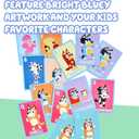 Bluey 5-in-1 Card Game Set, Jumbo-Sized 53-Deck Toddler Game, Multi-Color Interactive Play Card Games for Kids of Ages 3+