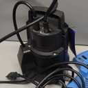 Acquaer 1/4 HP Automatic Swimming Pool Cover Pump, 2250 GPH Submersible Sump Pump with 3/4 Check Valve Adapter & 25ft Power Cord, Water Removal for Pool, Hot Tubs, Rooftops, Water Beds and more