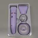 Ufree Bikini Trimmer Electric Razors for Women, Rechargeable Pubic Body Hair Trimmer Electric Shaver for Legs Body Hair, Bikini Shaver IPX7 Waterproof, Gifts for Women, Purple