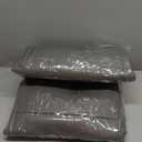 SecosAutoparts Graphite Gray Leather Driver & Passenger Side Bottom & Top Replacement Seat Covers Compatible with Toyota Tundra 2007 2008 2009 2010 2011 2012 2013