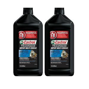 Castrol Transmax Import Multi-Vehicle Automatic Transmission Fluid - 1 Quart, Pack of 2