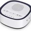 Sleep White Noise Sound Machines with 30 Soothing Sounds 3.5 mm Headphone Jack 5 Timer Settings 32 Precise Volume Memory Function Compact Design Ideal Gift