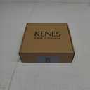 KENES Matte Black Single Handle Bathroom Sink Faucet, Stainless Steel Vanity Faucet for Bathroom Sink, with Pop Up Drain Stopper & Water Supply Hoses LJ-9031-2