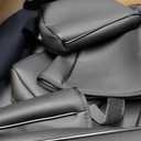 HKZ Fit RAV4 Hybrid Car Seat Covers Set for 2019 2020 2021 2022 2023 2024 2025 Toyota RAV4 Hybrid Model Only LE,XLE,Limited,Woodland Edition,XLE Premium- 5 Seats Full Set Leather(Black)