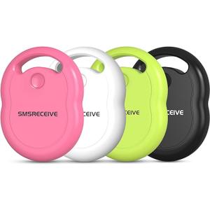 Air Tracker Tags-4 Pack [Apple MFi Certified], Smart Bluetooth Tracker Tag 110 dB Item Finder with Apple Find My (iOS Only) Key Finder and Item Locator Smart Tag for Keys, Luggage, Wallet