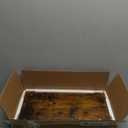 TUTOTAK Small Side Table, Narrow End Table, Skinny Sofa Table, Slim Nightstand, Couch Table, Living Room, Bed Room, Pure Brown TB01BB062C