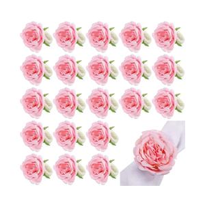 Yunsailing 24 Pcs Flower Napkin Rings Peony Floral Handmade Napkin Holder Rings Handicraft Holder for Table Decorations Wedding Holiday Banquet Luncheons Birthday Party Picnics Supplies(Pink) Yunsailing 24 Pcs Flower Napkin Rings Peony Floral Handmade Napkin Holder Rings Handicraft Holder for Table Decorations Wedding Holiday Banquet Luncheons Birthday Party Picnics Supplies(Pink)