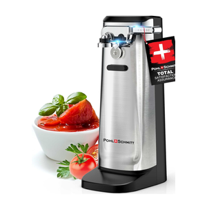 POHL SCHMITT Electric Can Opener with Knife Sharpener and Bottle Opener