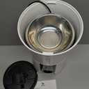 Petory Timed Automatic Cat Feeders - 4L Programable Dry Food Dispenser for Cats and Small Medium Dogs 6 Meals with Desiccant Bag Dual Power Supply 10S Voice Recorder (White)