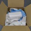 Small Trash Bags 4 Gallon, 360 Count -1.2 Mil Drawstring Mini Garbage Bags, White Plastic Trash Can Liners for Bathroom Accessories, 15 Liter, Bedroom, Dorm Room Essentials, Office