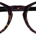 OPULIZE ZEN Reading glasses for Women Men,Scratch Resistant Round frame with Spring Hinges, Dark Brown Tortoiseshell with Black Arms +1.5 (Pack of 1)