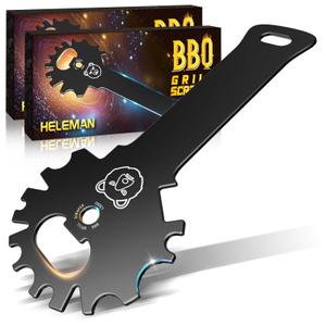 Grilling Gifts for Men Stocking Stuffers BBQ Grill Scraper: Women Gifts for Christmas Grill Accessories Cleaner Scraper Cool Stuff Gadgets for Teens Adults Husband Dad Birthday Gifts Kitchen Gadgets