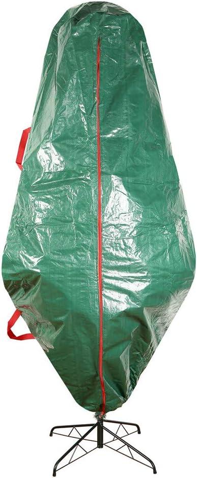 Sattiyrch Upright Christmas Tree Storage Bag Tear Proof Material for Extra Durability Holds up to 9 Foot Assembled Trees